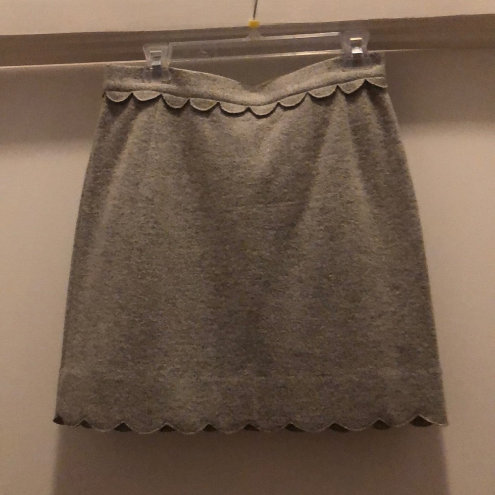 Club Monaco scalloped skirt